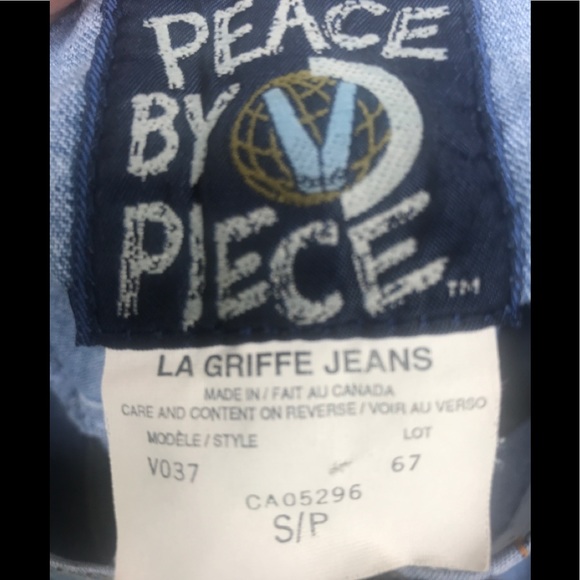 Vintage Denim La Griffe sz S/P Jean Top - Picture 6 of 6